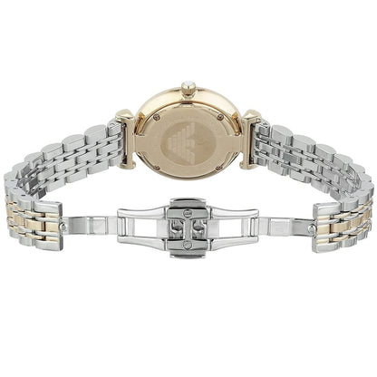 Emporio Armani AR1683 Gianni T-Bar Women's Two-Tone Watch - SJR London Timepiece