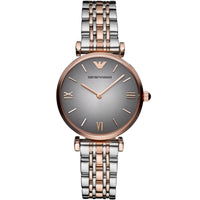 Emporio Armani AR1725 Gianni T-Bar Women's Two-Tone Watch - SJR London Timepiece