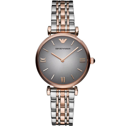 Emporio Armani AR1725 Gianni T-Bar Women's Two-Tone Watch - SJR London Timepiece
