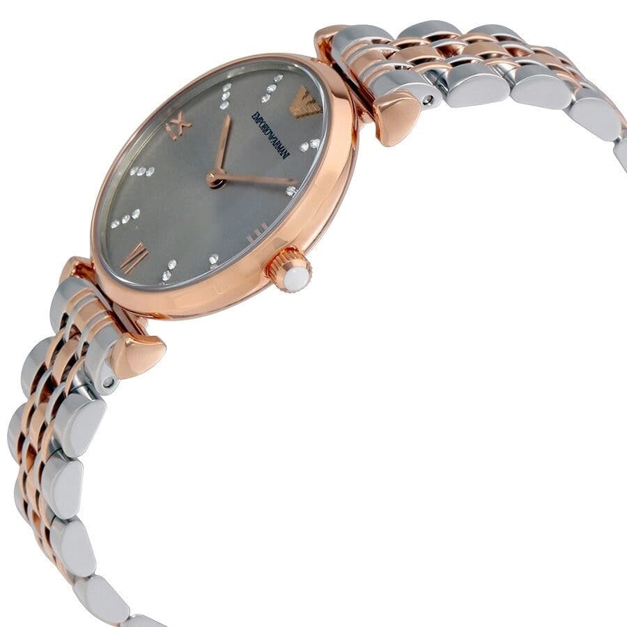 Emporio Armani AR1840 Gianni T-Bar Women's Two-Tone Watch - SJR London Timepiece