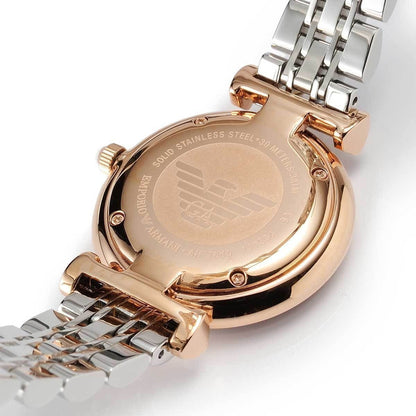 Emporio Armani AR1840 Gianni T-Bar Women's Two-Tone Watch - SJR London Timepiece