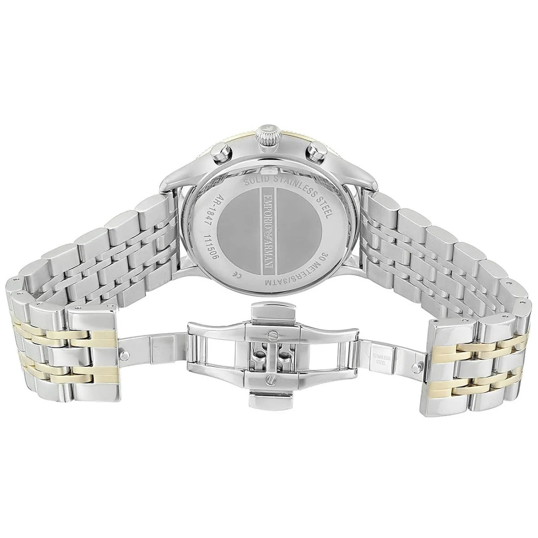 Emporio Armani AR1847 Alpha Men's Two-Tone Watch - SJR London Timepiece