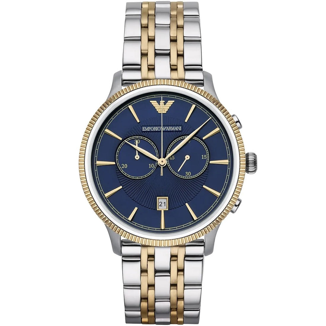 Emporio Armani AR1847 Alpha Men's Two-Tone Watch - SJR London Timepiece