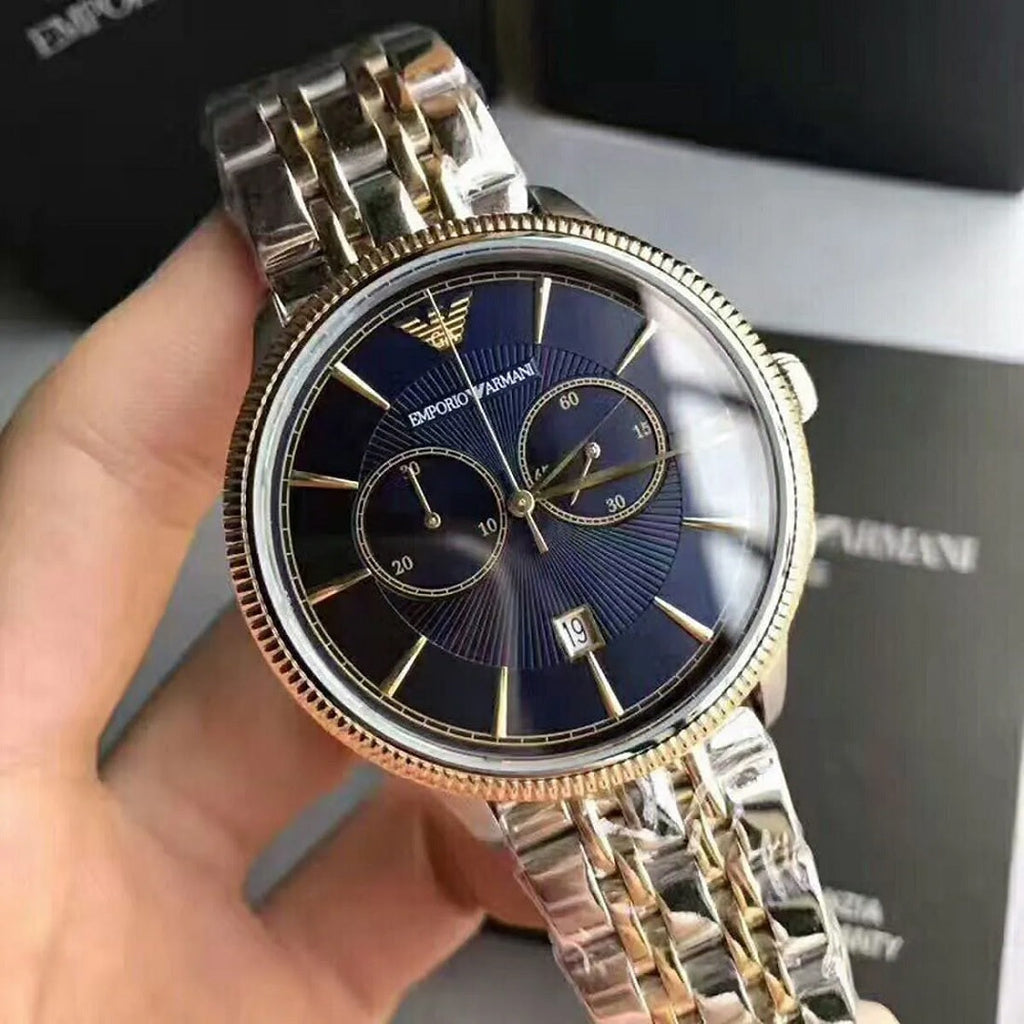 Montre bicolore Alpha Emporio Armani AR1847 pour homme