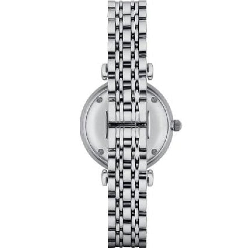 Emporio Armani AR1908 Gianni T-Bar Women's Silver Watch - SJR London Timepiece