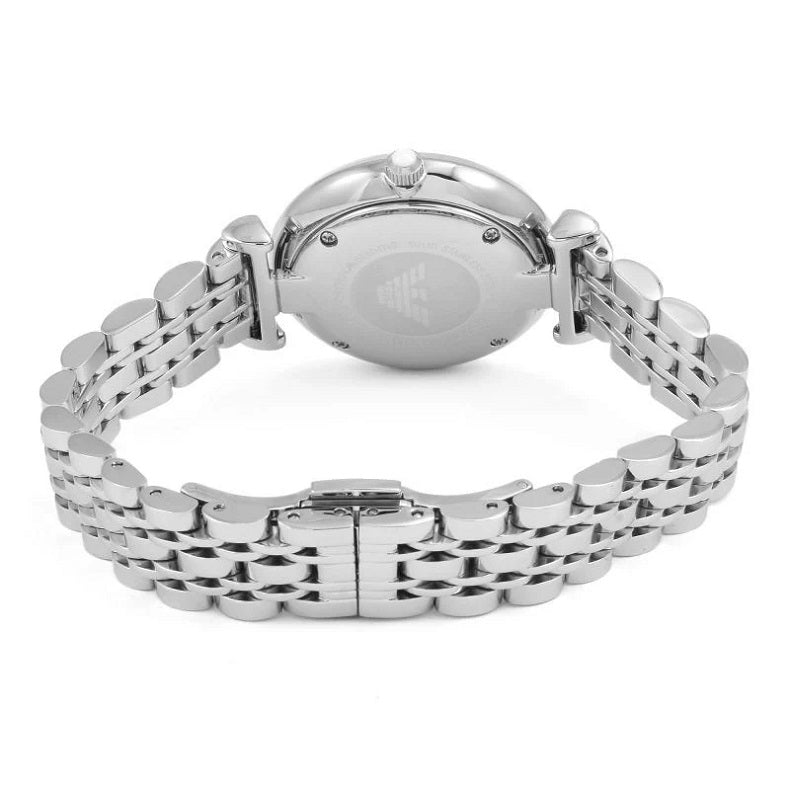Emporio Armani AR1925 Gianni T-Bar Women's Silver Watch - SJR London Timepiece