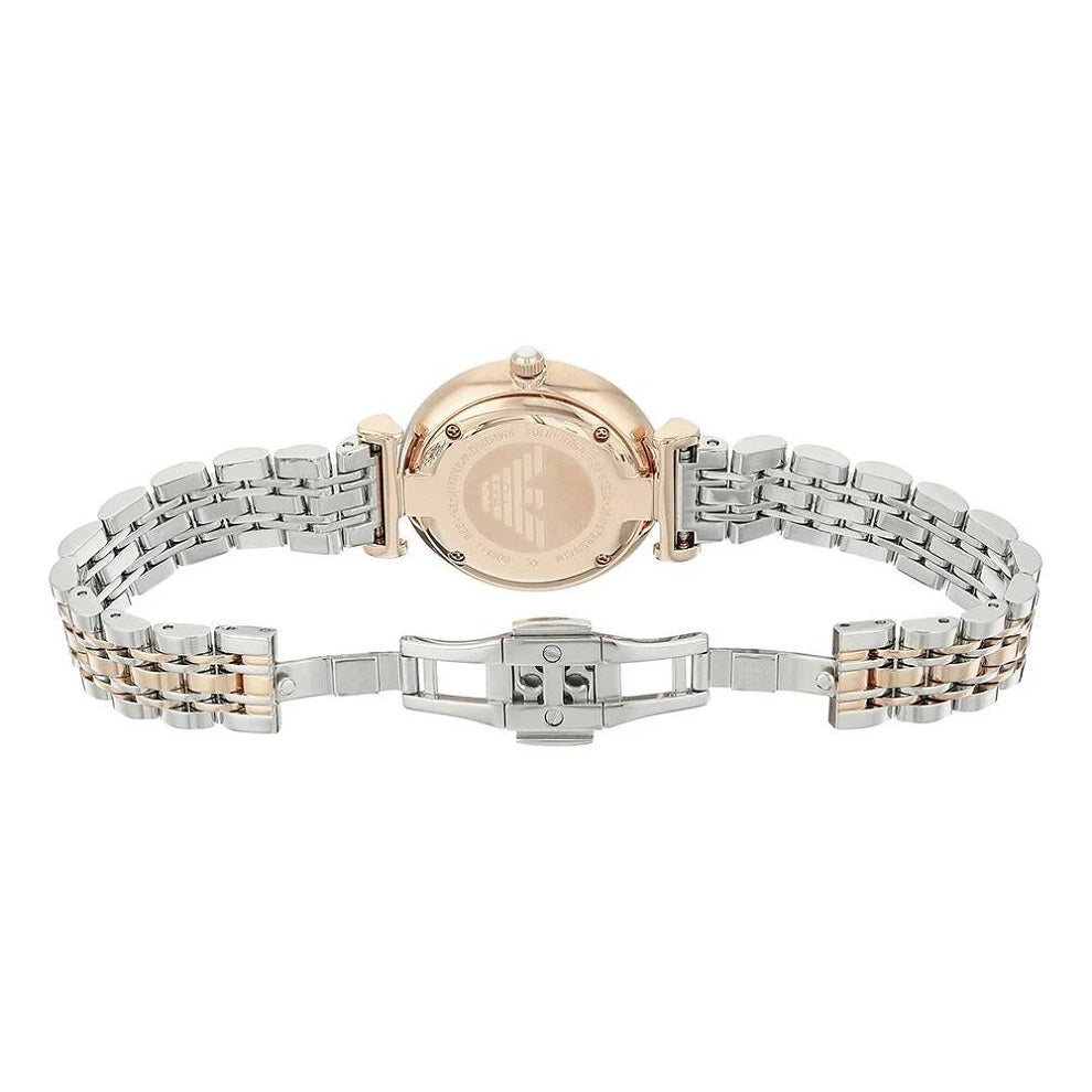 Emporio Armani AR1926 Gianni T-Bar Women's Two-Tone Watch - SJR London Timepiece