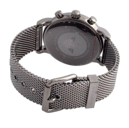 Emporio Armani AR1979 Luigi Men's Grey Mesh Watch - SJR London Timepiece