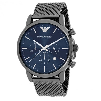 Emporio Armani AR1979 Luigi Men's Grey Mesh Watch - SJR London Timepiece