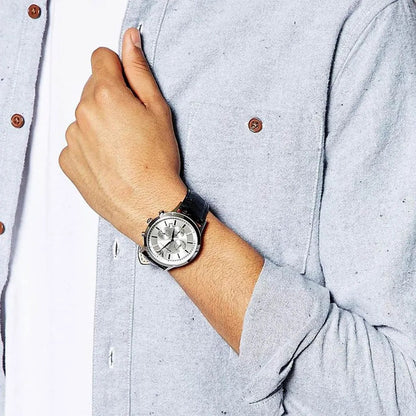 Emporio Armani AR2432 Classic Men's Silver & Black Watch - SJR London Timepiece