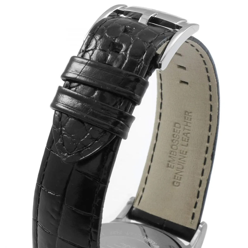 Montre classique Emporio Armani AR2432 pour homme, argentée et noire