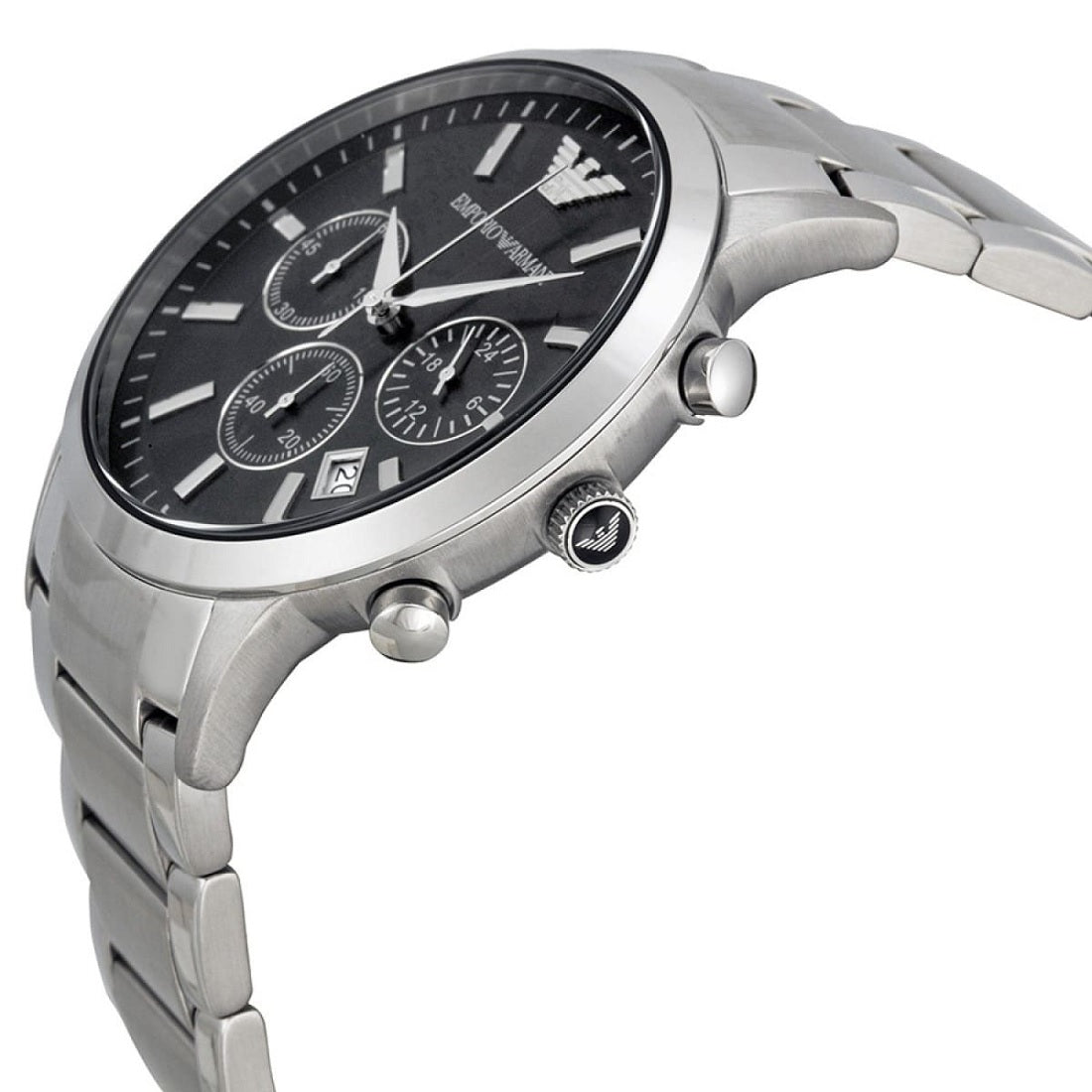 Emporio Armani AR2434 Renato Men's Silver Watch - SJR London Timepiece