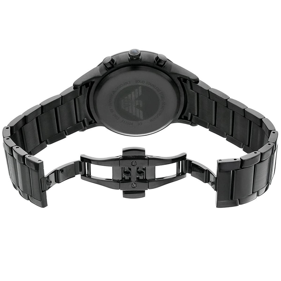 Emporio Armani AR2453 Renato Men's Blackout Watch - SJR London Timepiece