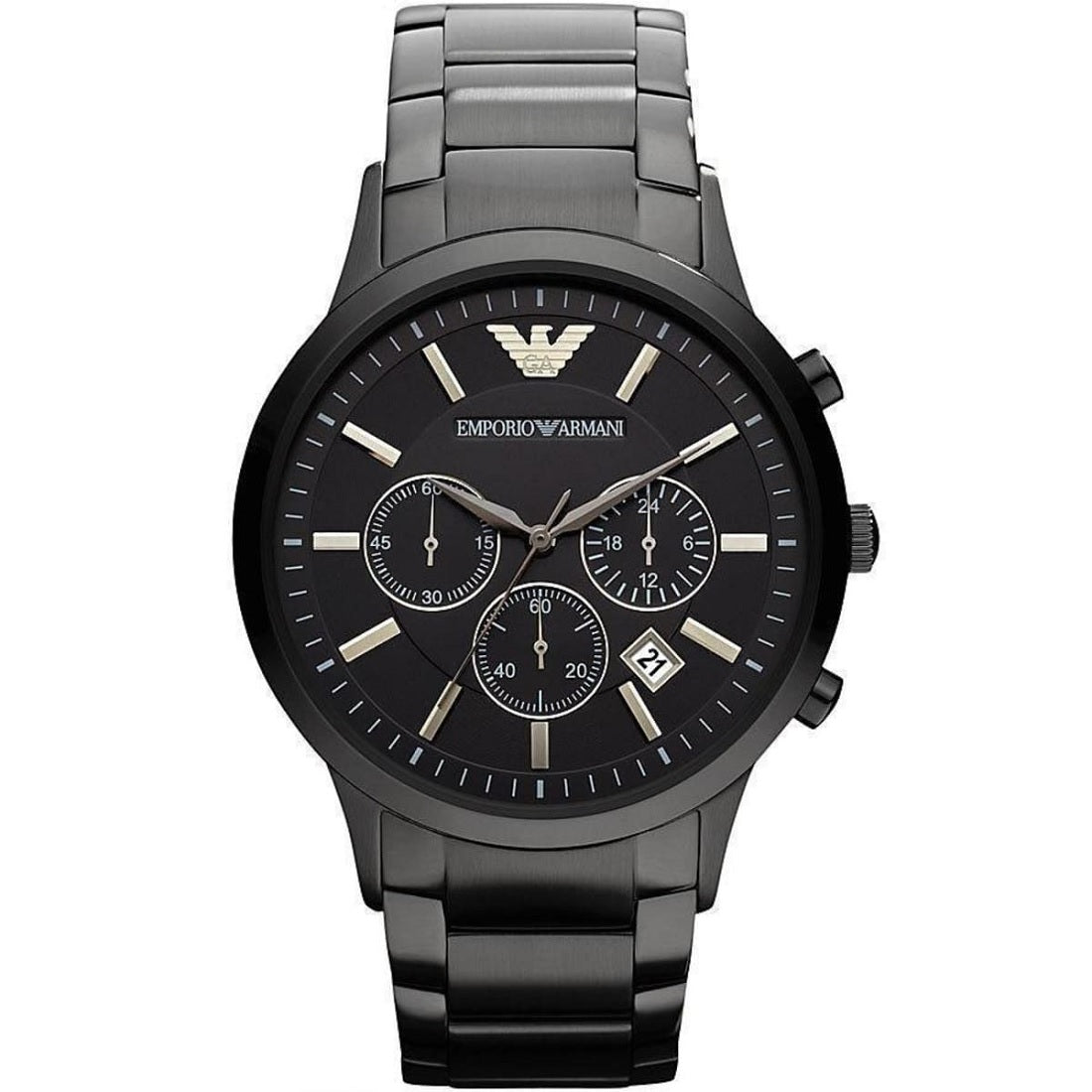 Emporio Armani AR2453 Renato Men's Blackout Watch - SJR London Timepiece