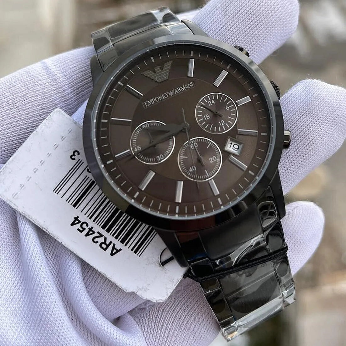 Emporio Armani AR2454 Renato Men's Gunmetal Grey Watch - SJR London Timepiece