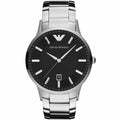 Montre Emporio Armani AR2457 Renato homme argent et noir