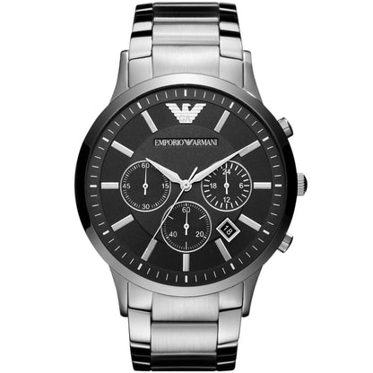 Emporio Armani AR2460 Renato Men's Large Silver Watch - SJR London Timepiece