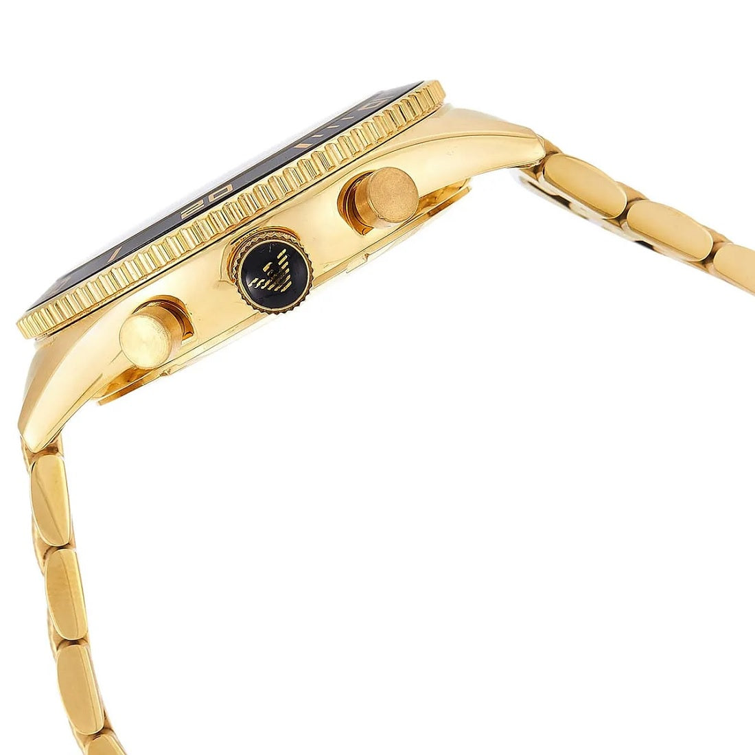 Emporio Armani AR5857 Chronograph Men's Gold Watch - SJR London Timepiece