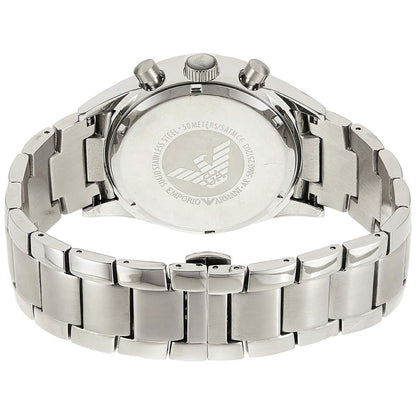 Emporio Armani AR5860 Sportivo Men's Silver & Blue Chronograph - SJR London Timepiece