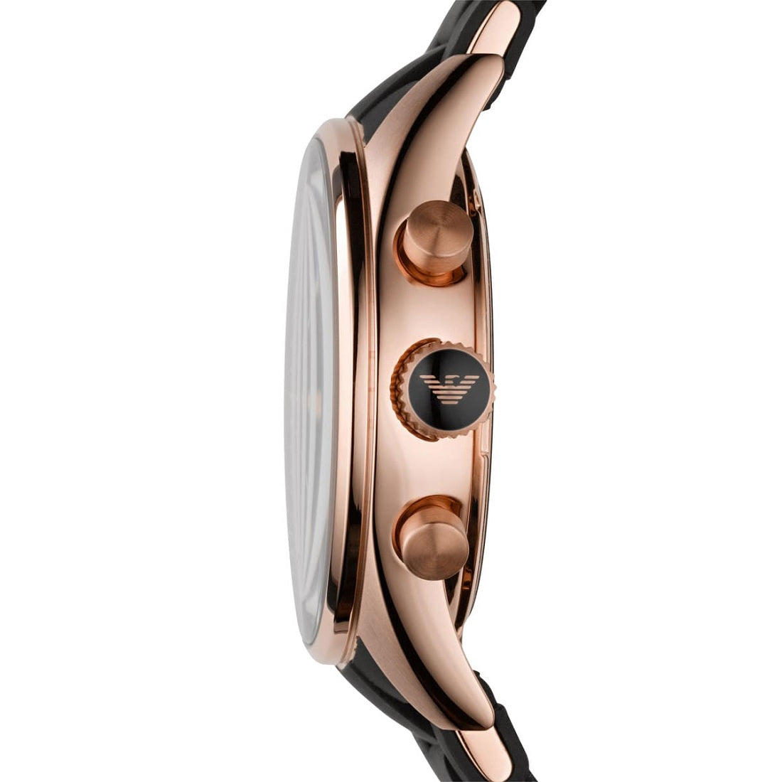 Emporio Armani AR5906 Sportivo Women's Black & Rose Gold Watch - SJR London Timepiece