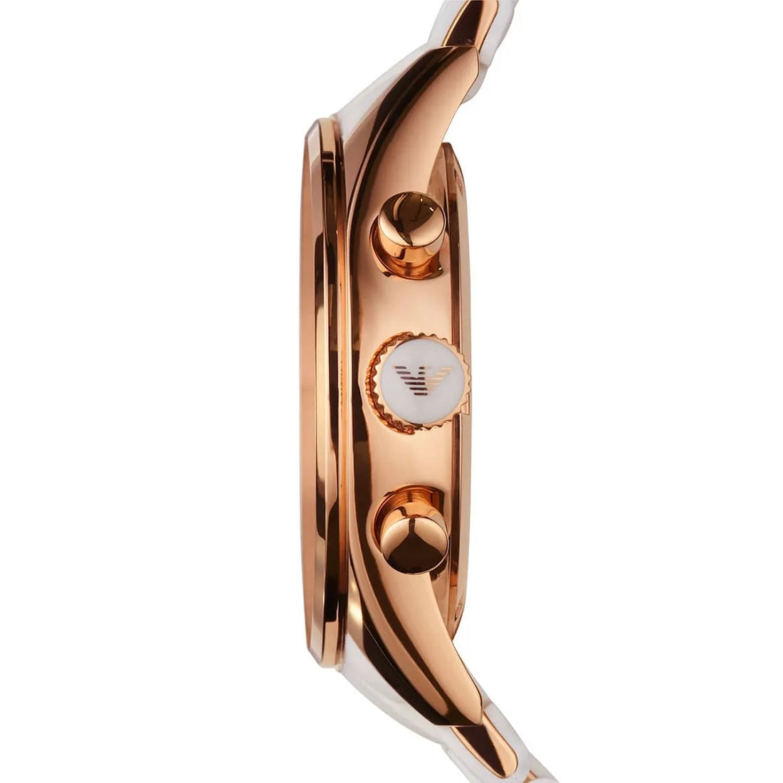 Emporio Armani AR5920 Sportivo Women's White & Rose Gold Watch - SJR London Timepiece