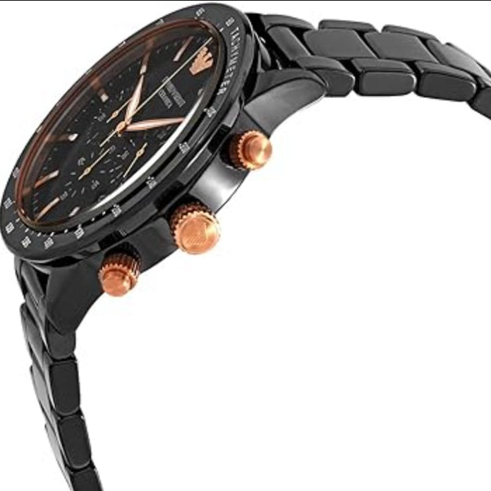 Emporio Armani AR70002 Mario Men's Black Ceramic Watch - SJR London Timepiece