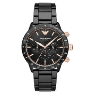 Emporio Armani AR70002 Mario Men's Black Ceramic Watch - SJR London Timepiece