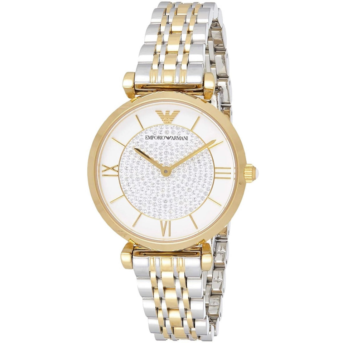Emporio Armani AR8031 Gianni T-Bar Women's Two-Tone Watch - SJR London Timepiece
