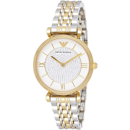Emporio Armani AR8031 Gianni T-Bar Women's Two-Tone Watch - SJR London Timepiece