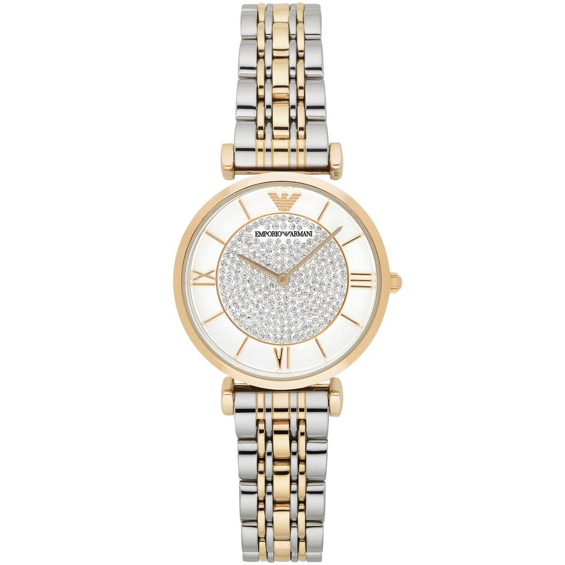 Emporio Armani AR8031 Gianni T-Bar Women's Two-Tone Watch - SJR London Timepiece