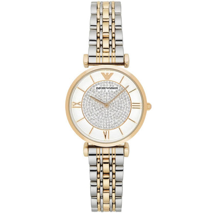 Emporio Armani AR8031 Gianni T-Bar Women's Two-Tone Watch - SJR London Timepiece