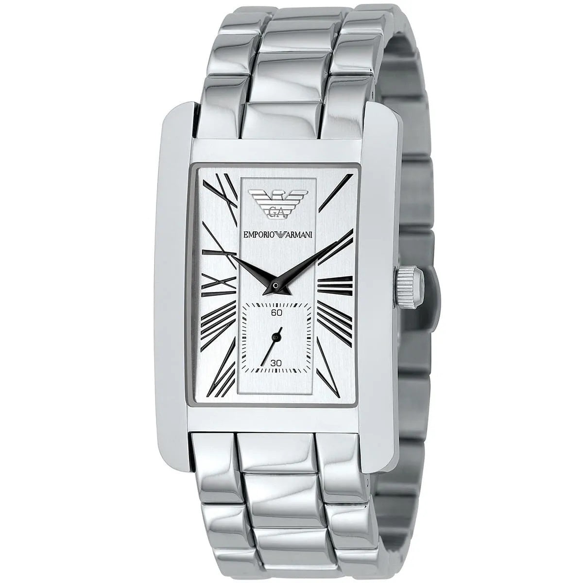 Emporio Armani AR0145 Classic Men's Rectangular Watch - SJR London Timepiece