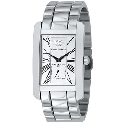 Emporio Armani AR0145 Classic Men's Rectangular Watch - SJR London Timepiece