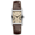 Montre Homme Rectangulaire Classique Emporio Armani AR0154 Beige