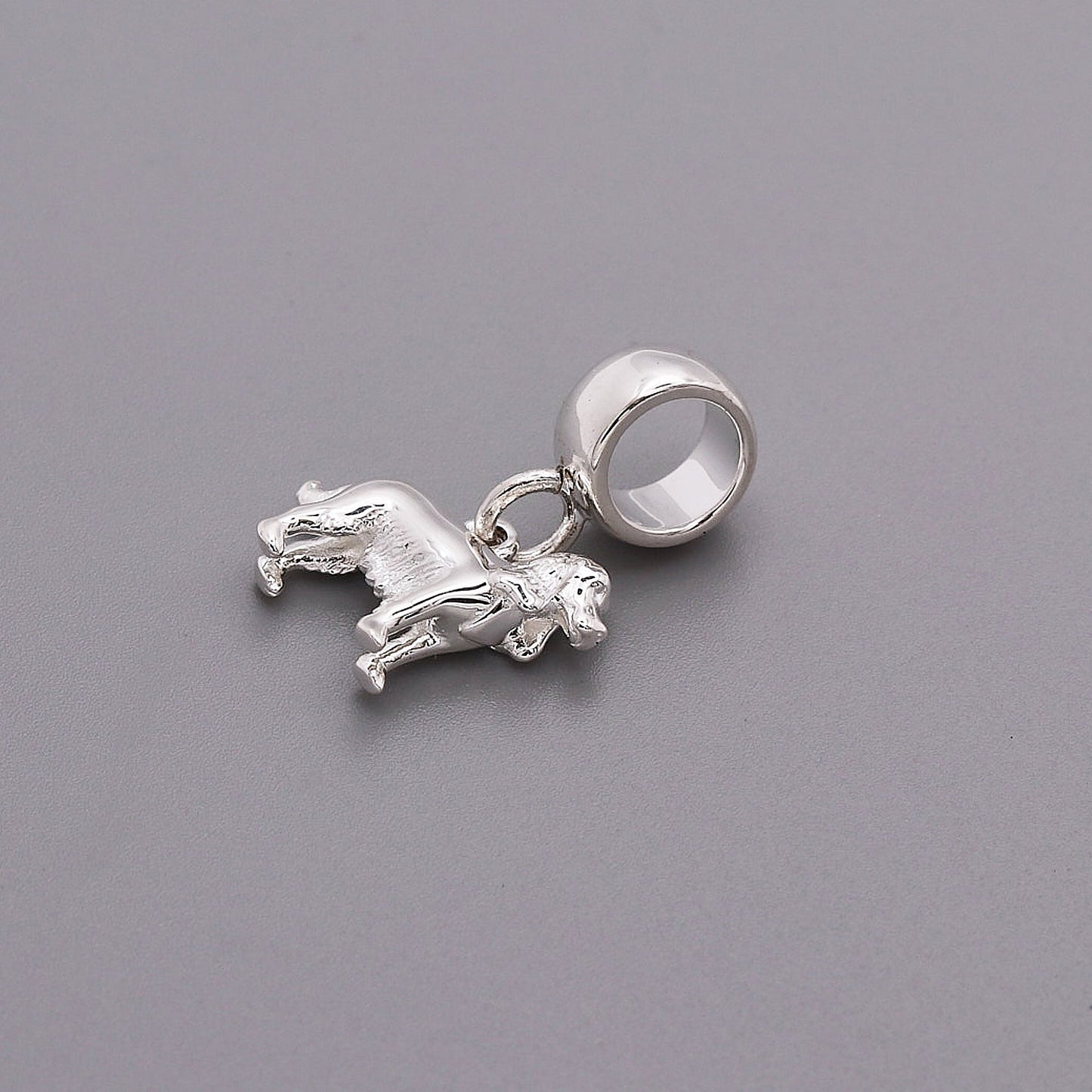 English Cocker Spaniel Silver Dog Charm