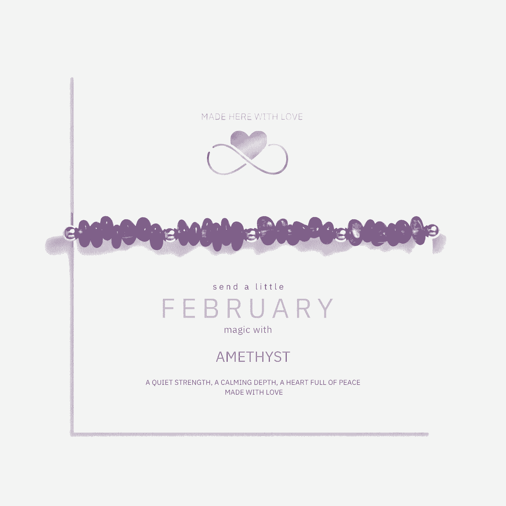 Amethyst Crystal Bracelet