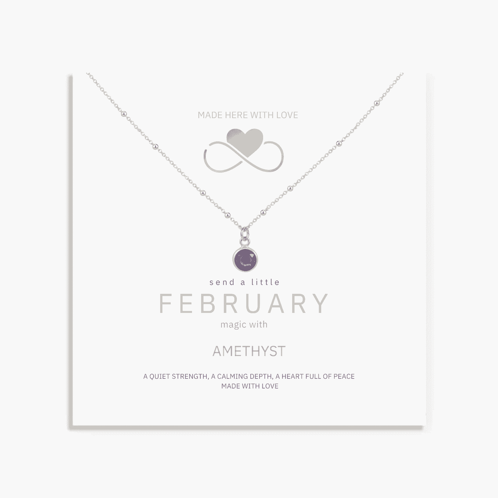 Amethyst February Birthstone Necklace