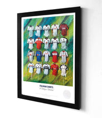 Fulham A3 Framed Print – Iconic Cottagers Shirt Wall Art