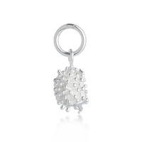 Hedgehog Silver Charm