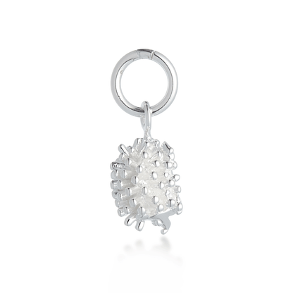 Hedgehog Silver Charm