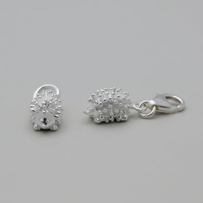 Hedgehog Silver Charm