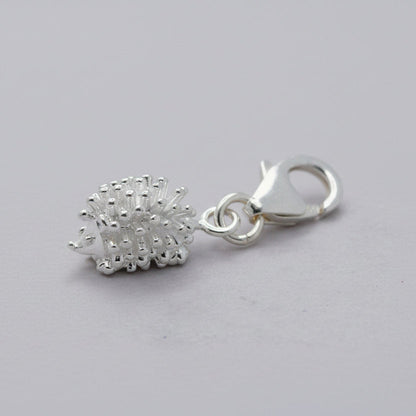 Hedgehog Silver Charm