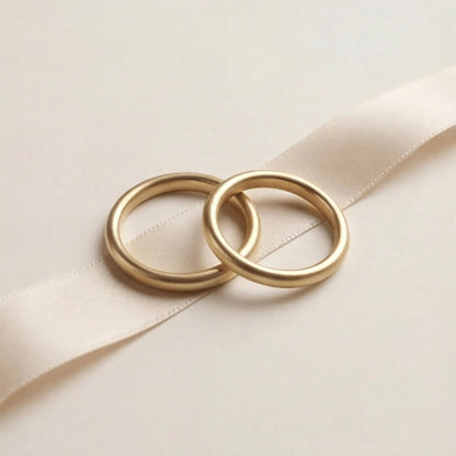2mm Gold Wedding Band – Classic Elara – 9ct/14ct/18ct Gold