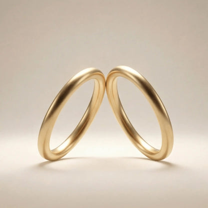 2mm Gold Wedding Band – Classic Elara – 9ct/14ct/18ct Gold