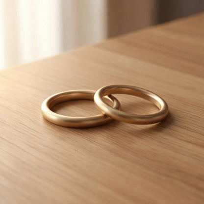 2mm Gold Wedding Band – Classic Elara – 9ct/14ct/18ct Gold