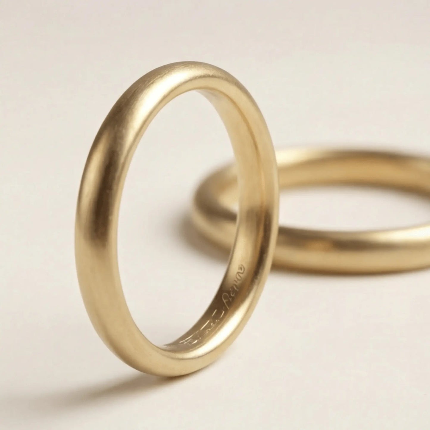 2mm Gold Wedding Band – Classic Elara – 9ct/14ct/18ct Gold