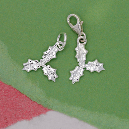 Holly Silver Charm