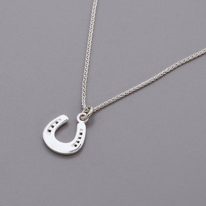 Horse Shoe Lucky Silver Charm