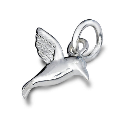 Hummingbird Silver Charm