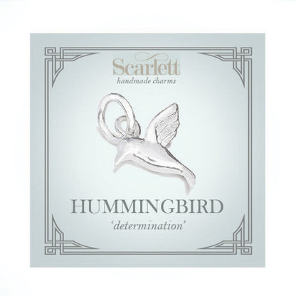 Hummingbird Silver Charm